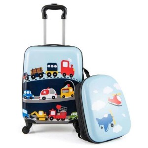 Vaikiškas kelioninis lagaminas vaikams Transportas